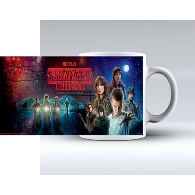 Бяла керамична чаша на STRANGER THINGS - SEASON 1
